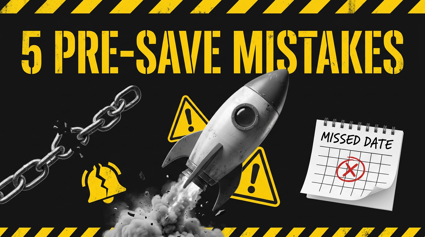 5 Pre-Save Campaign Mistakes That Kill Your Release