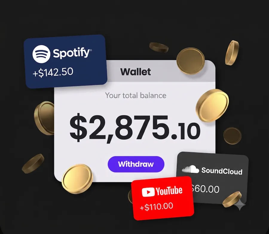 Track every stream & royalty